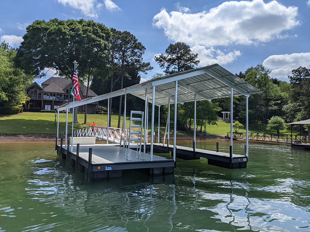 Permitting on Lake Hartwell SC by Custom Dock Systems